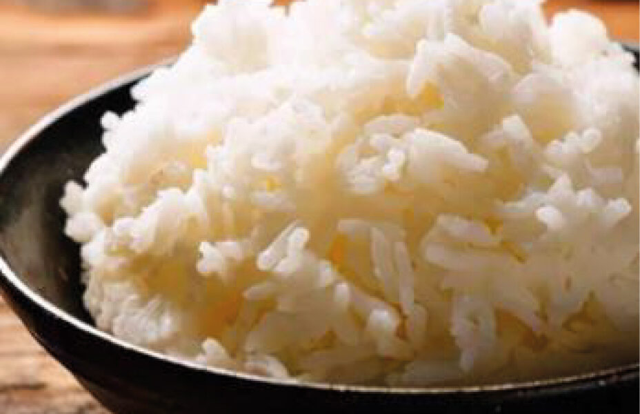 Gestoomde jasmijn rijst