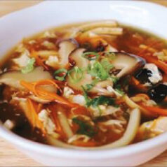Sichuan pittig-zure soep