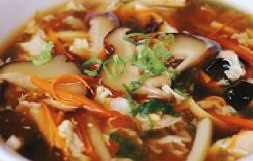 Sichuan pittig-zure soep