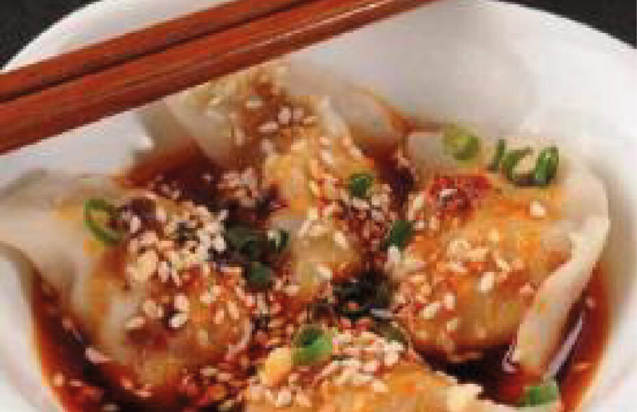 Sichuan varkensvlees dumplings